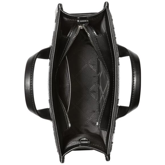 Michael Michael Kors Gigi Small East West Messenger - Blk/opticw NWT - Picture 6 of 6